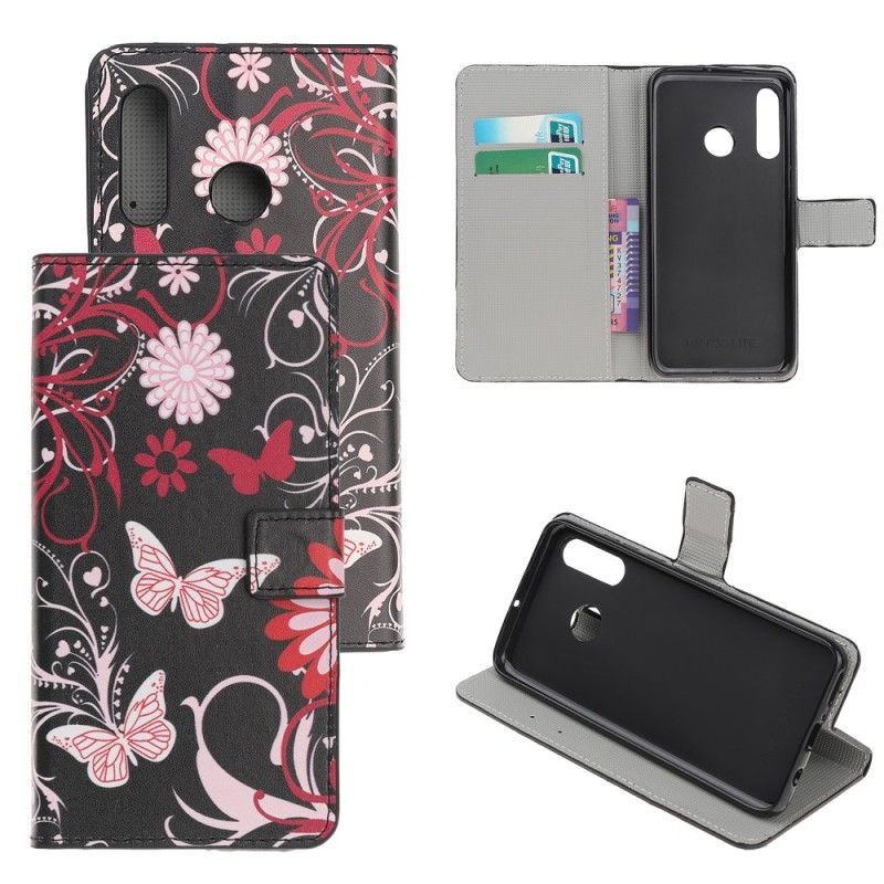 Housse Huawei P Smart Z Papillons Et Fleurs