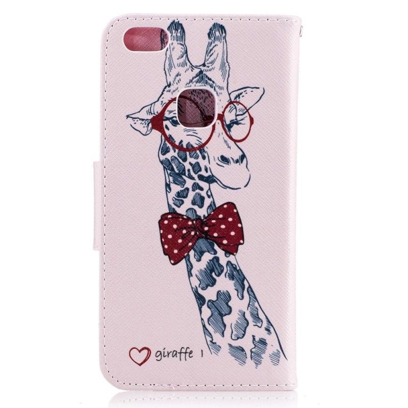 Housse Huawei P10 Lite Girafe Intello