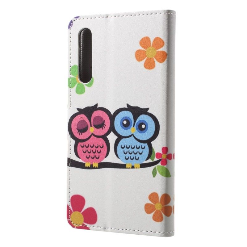 Housse Huawei P20 Couple De Hiboux