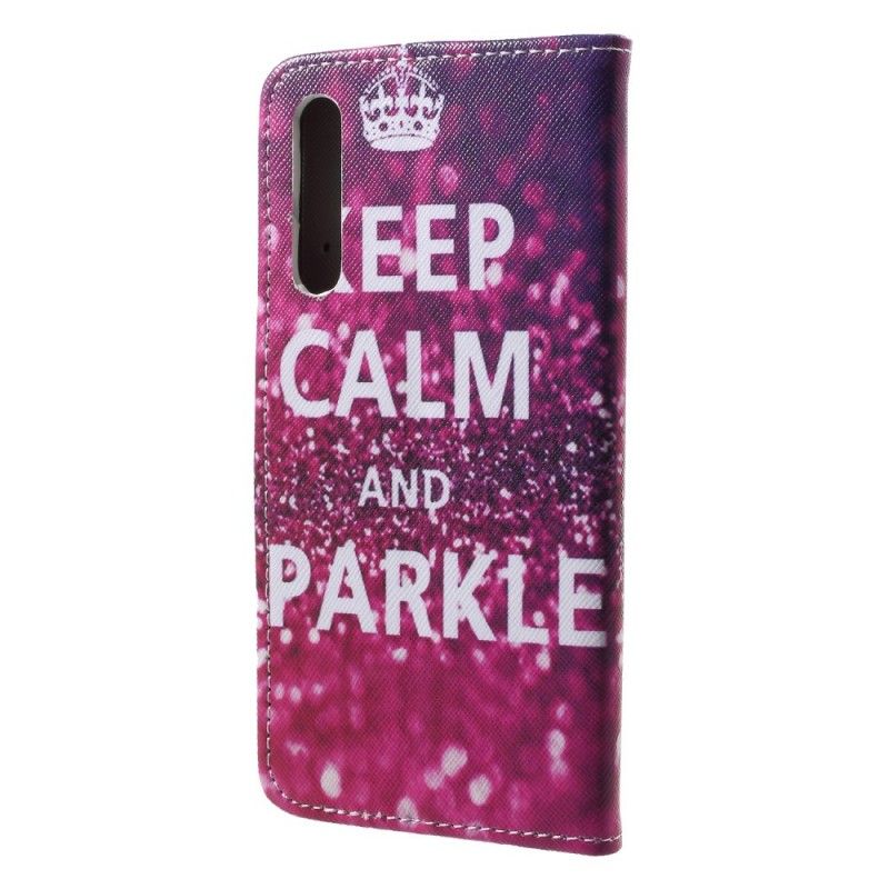 Housse Huawei P20 Keep Calm And Sparkle