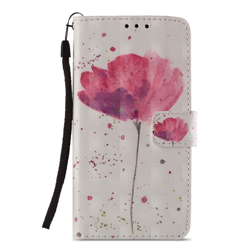 Housse Huawei P20 Lite Coquelicot Aquarelle 3d