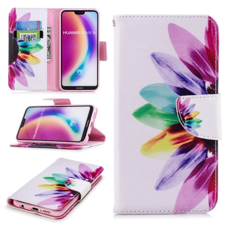 Housse Huawei P20 Lite Fleur Aquarelle