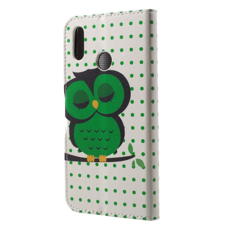 Housse Huawei P20 Lite Hibou Endormi