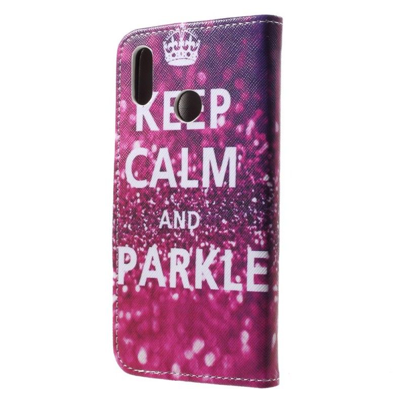 Housse Huawei P20 Lite Keep Calm And Sparkle