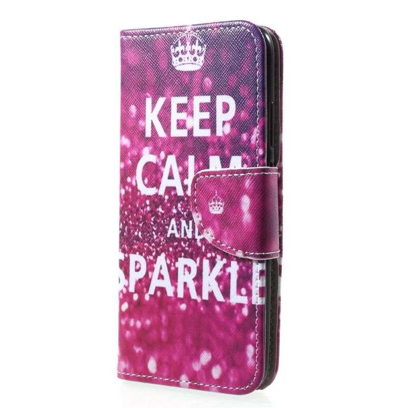 Housse Huawei P20 Lite Keep Calm And Sparkle