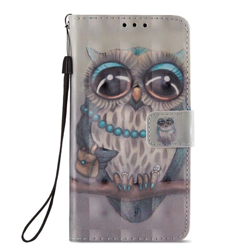 Housse Huawei P20 Lite Miss Hibou 3d