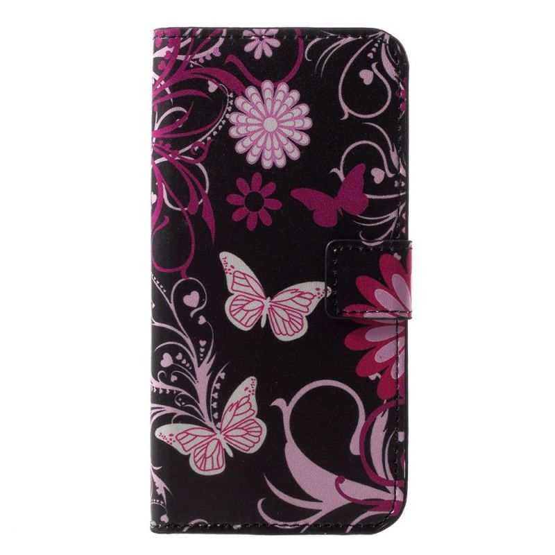 Housse Huawei P20 Lite Papillons Et Fleurs