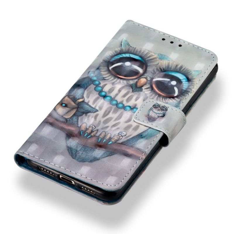 Housse Huawei P20 Miss Hibou 3d