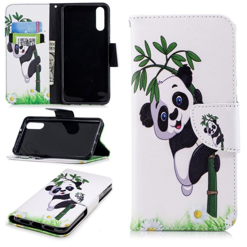 Housse Huawei P20 Panda Sur Le Bambou