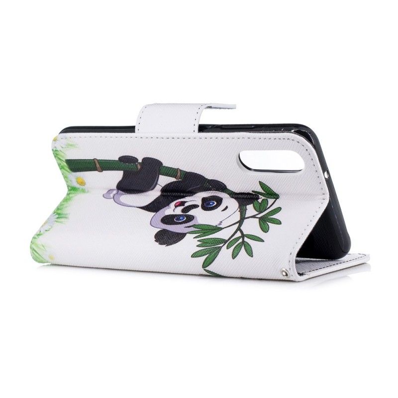 Housse Huawei P20 Panda Sur Le Bambou