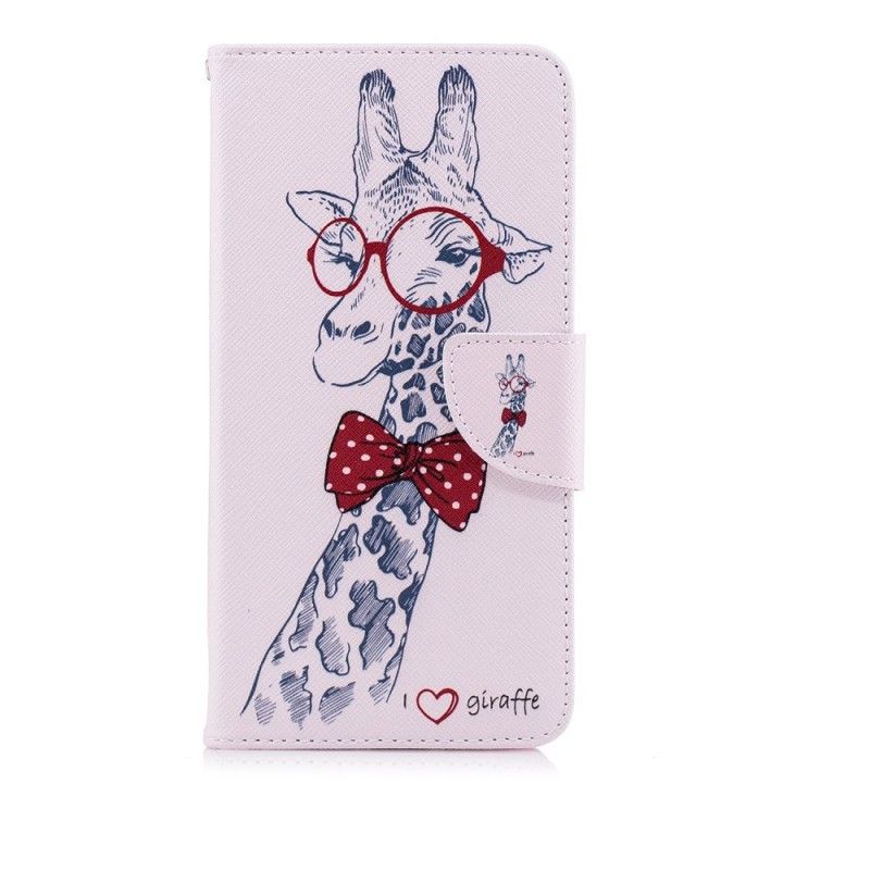 Étui Housse Huawei P20 Pro Girafe Intello