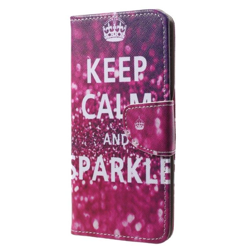 Housse Huawei P20 Pro Keep Calm And Sparkle