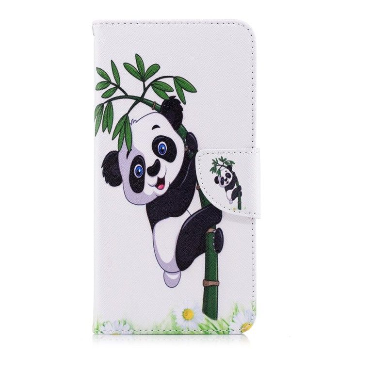 Étui Housse Huawei P20 Pro Panda Sur Le Bambou