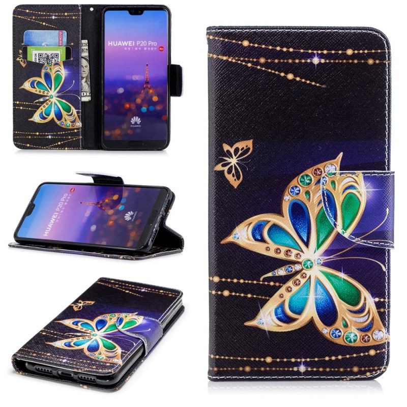 Housse Huawei P20 Pro Papillon Magique