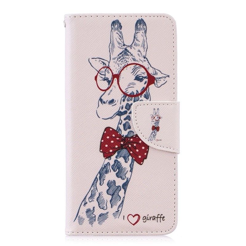 Housse Huawei P30 Girafe Intello