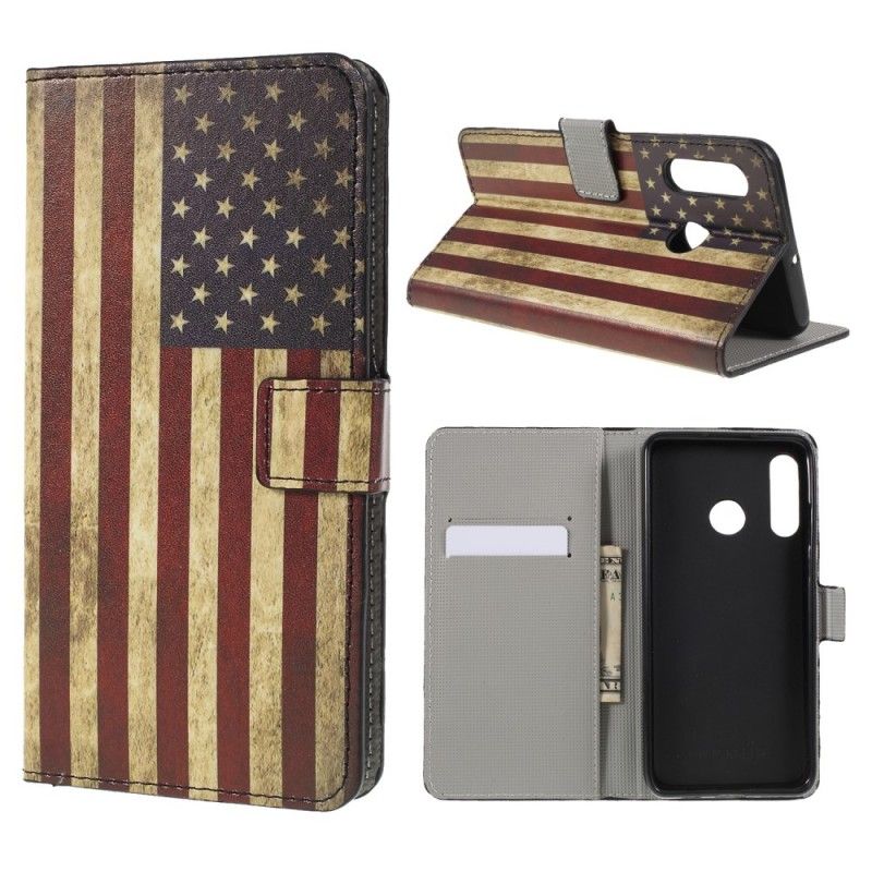 Housse Huawei P30 Lite Drapeau Usa