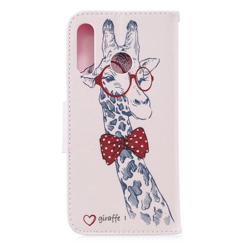 Étui Housse Huawei P30 Lite Girafe Intello