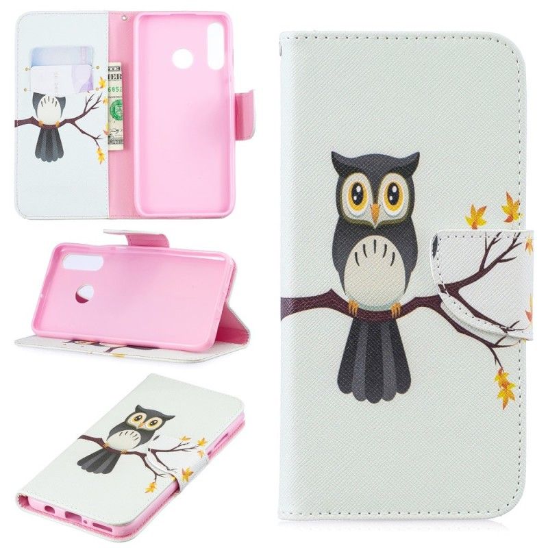 Housse Huawei P30 Lite Hibou Perché Sur La Branche