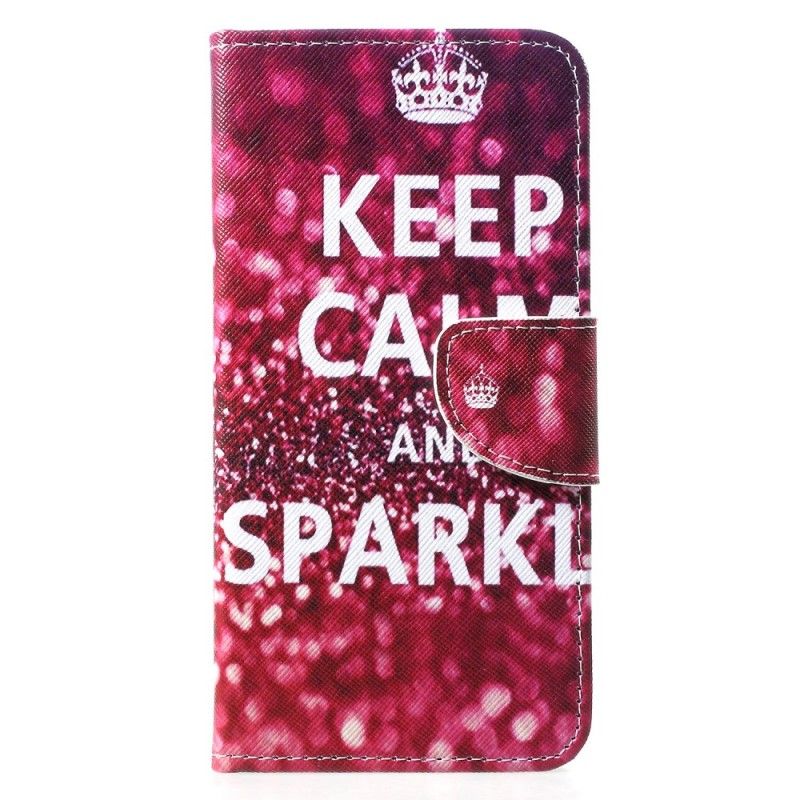 Housse Huawei P30 Lite Keep Calm And Sparkle