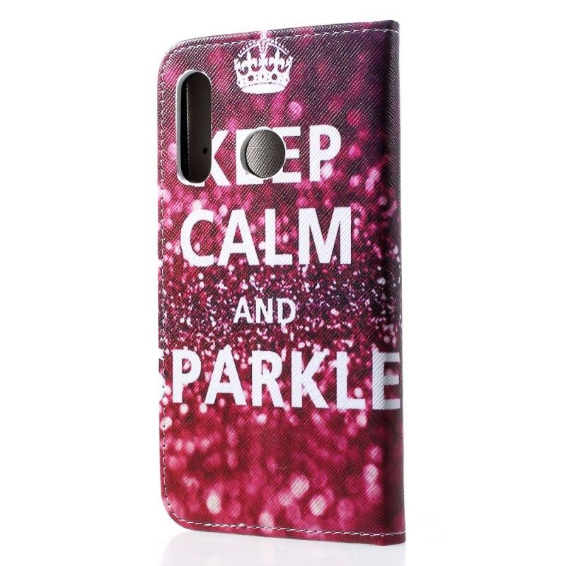 Housse Huawei P30 Lite Keep Calm And Sparkle