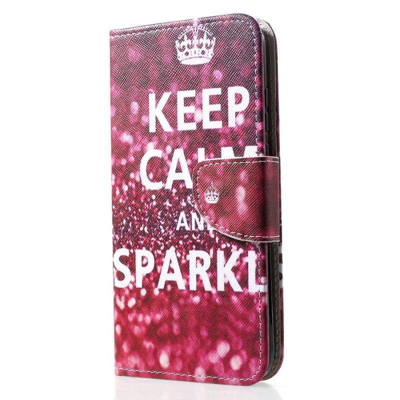 Housse Huawei P30 Lite Keep Calm And Sparkle