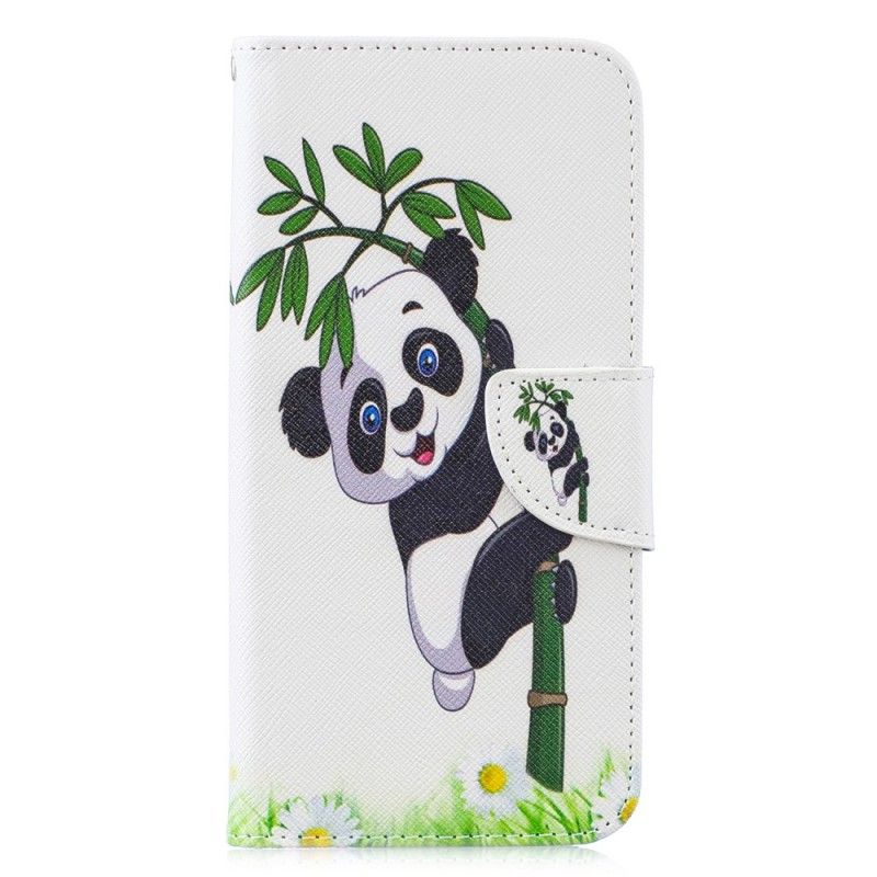 Étui Housse Huawei P30 Lite Panda Sur Le Bambou