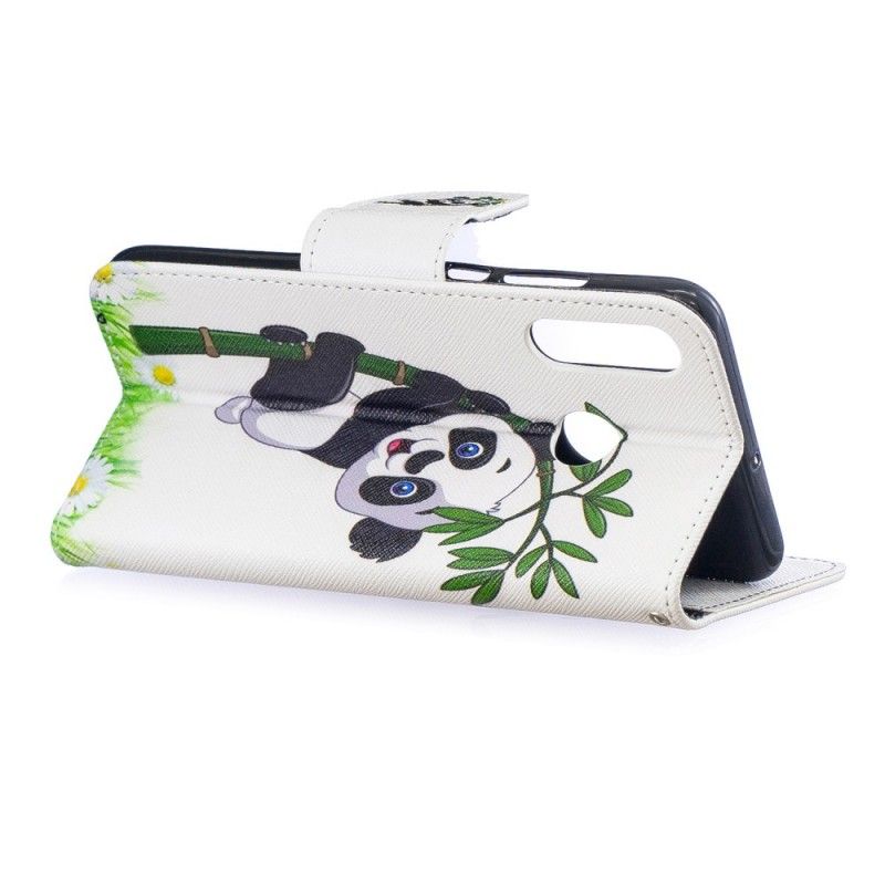 Étui Housse Huawei P30 Lite Panda Sur Le Bambou