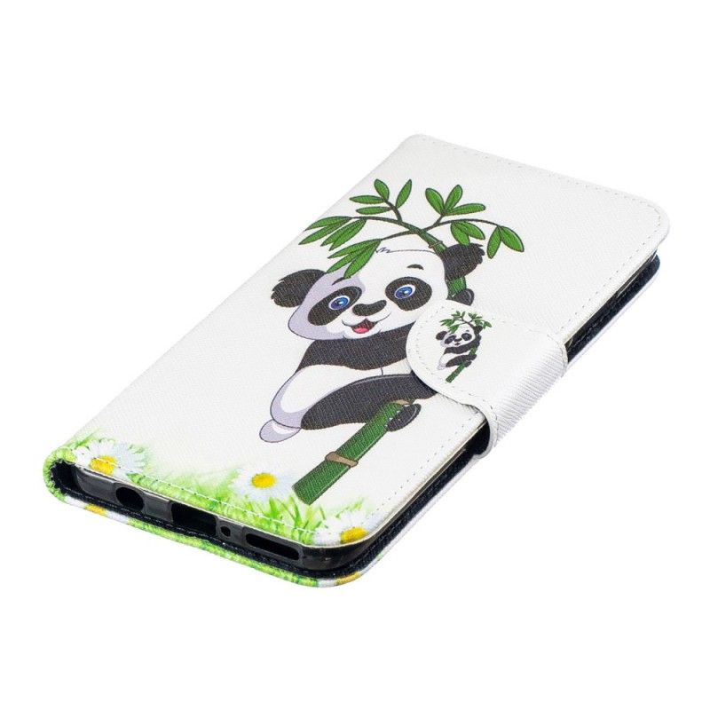 Étui Housse Huawei P30 Lite Panda Sur Le Bambou