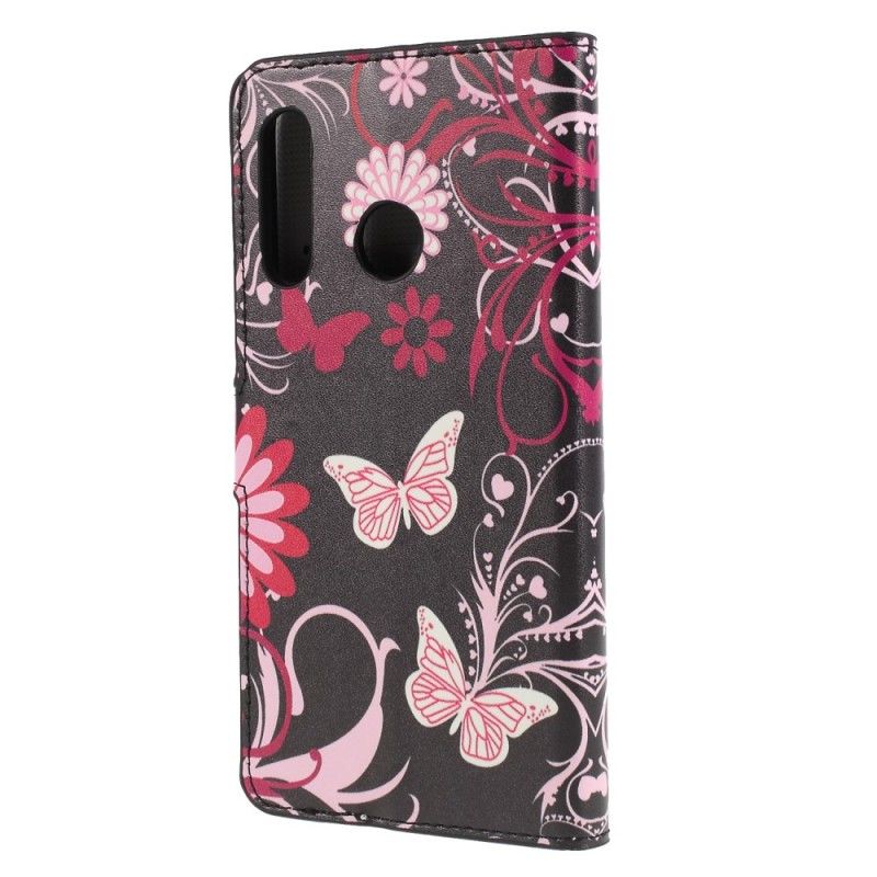 Housse Huawei P30 Lite Papillons Et Fleurs
