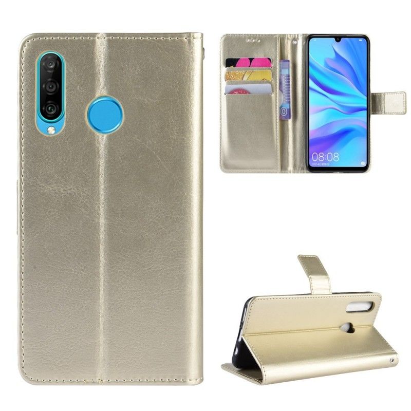 Housse Huawei P30 Lite Simili Cuir Flashy