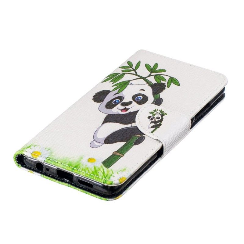 Housse Huawei P30 Panda Sur Le Bambou