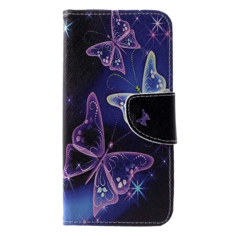 Housse Huawei P30 Papillons Et Fleurs