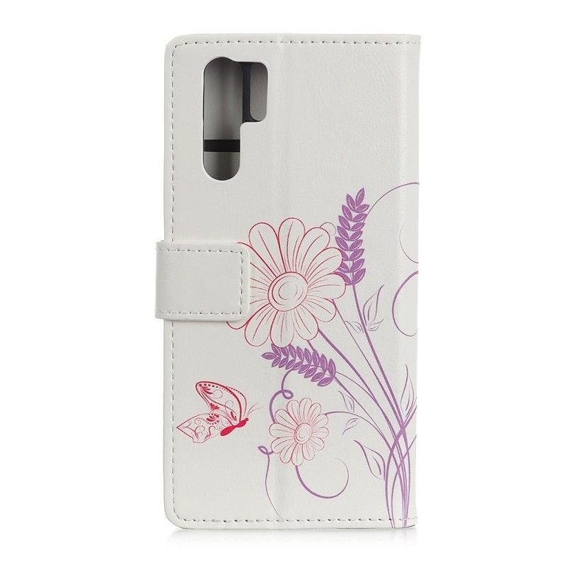 Housse Huawei P30 Pro Dessin Papillons Et Fleurs