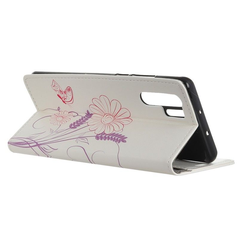 Housse Huawei P30 Pro Dessin Papillons Et Fleurs