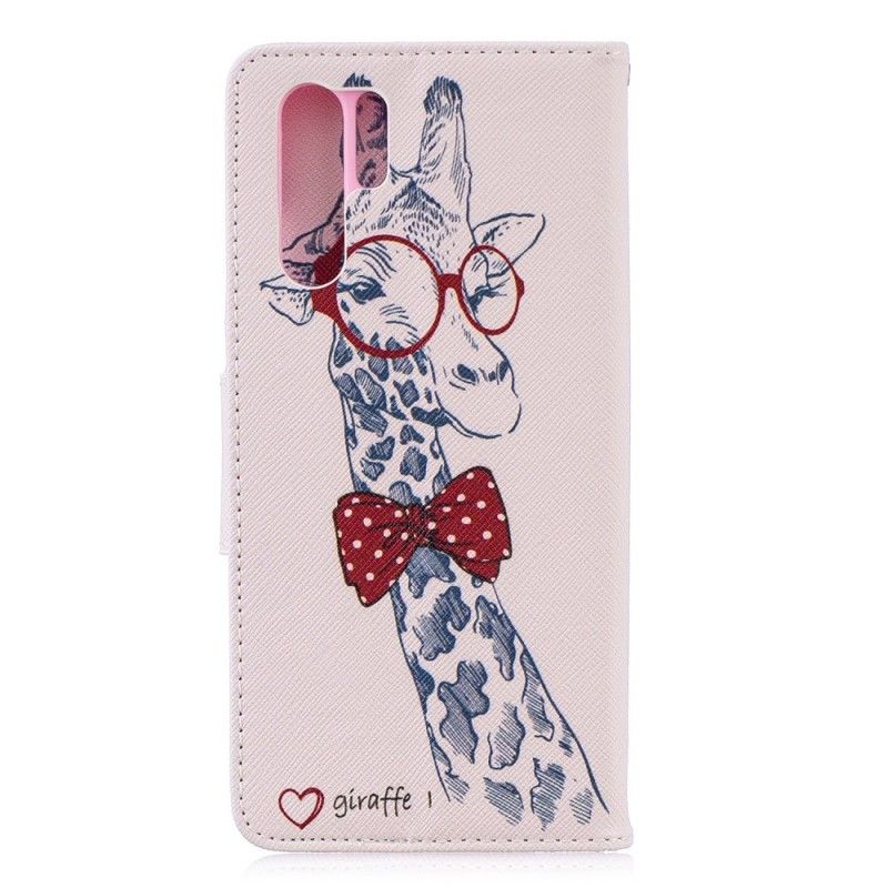 Housse Huawei P30 Pro Girafe Intello