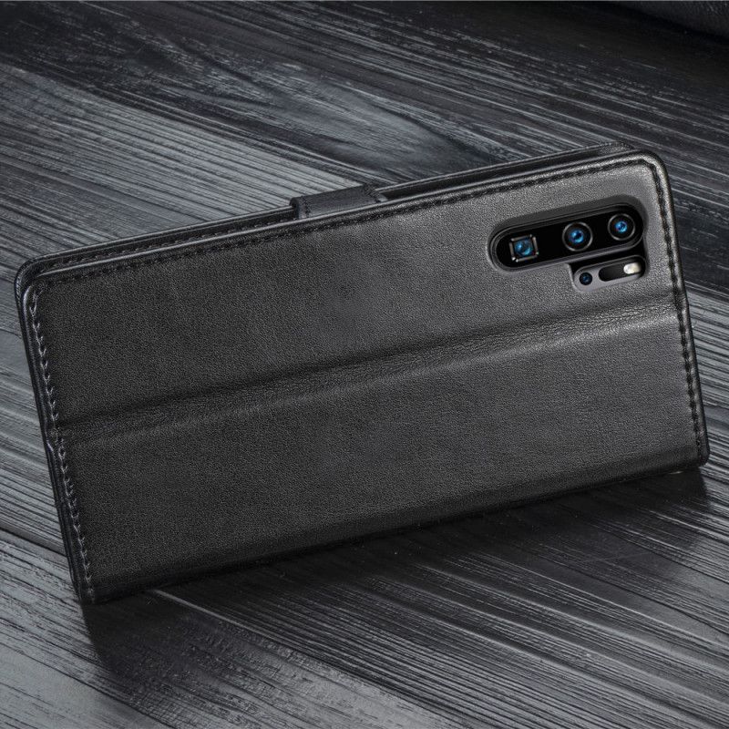 Housse Huawei P30 Pro Simili Cuir Et Fermoir Vintage