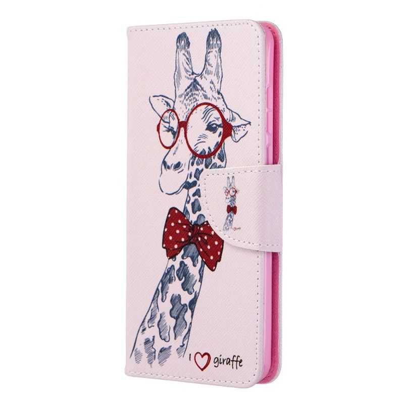 Étui Housse Huawei P40 Girafe Intello