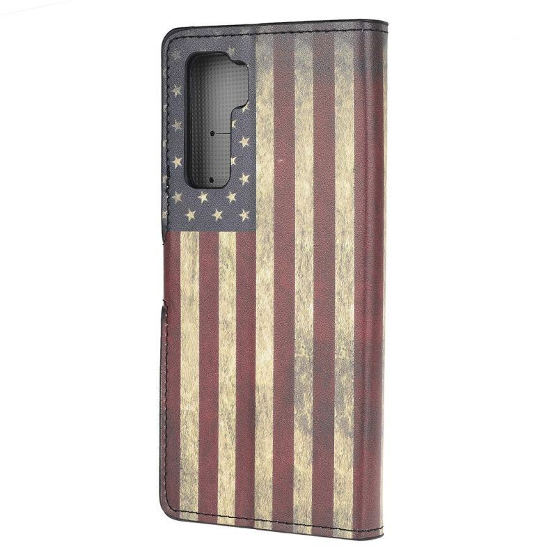 Housse Huawei P40 Lite 5g Drapeau Américain