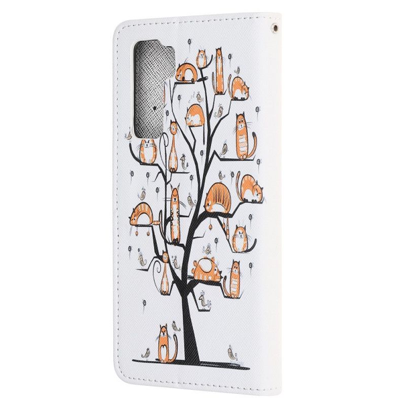 Housse Huawei P40 Lite 5g Funky Cats À Lanière