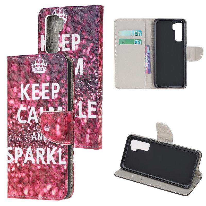 Housse Huawei P40 Lite 5g Keep Calm And Sparkle