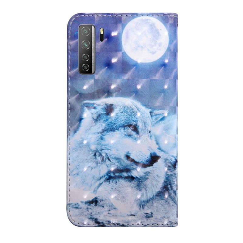 Housse Huawei P40 Lite 5g Loup Aquarelle