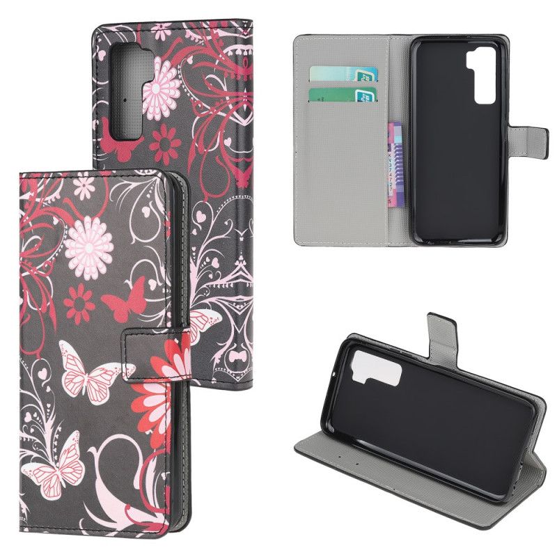 Housse Huawei P40 Lite 5g Papillons Et Fleurs 2