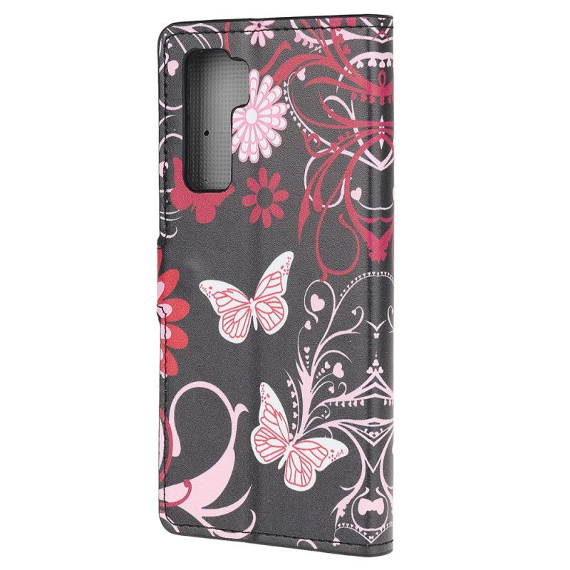 Housse Huawei P40 Lite 5g Papillons Et Fleurs 2
