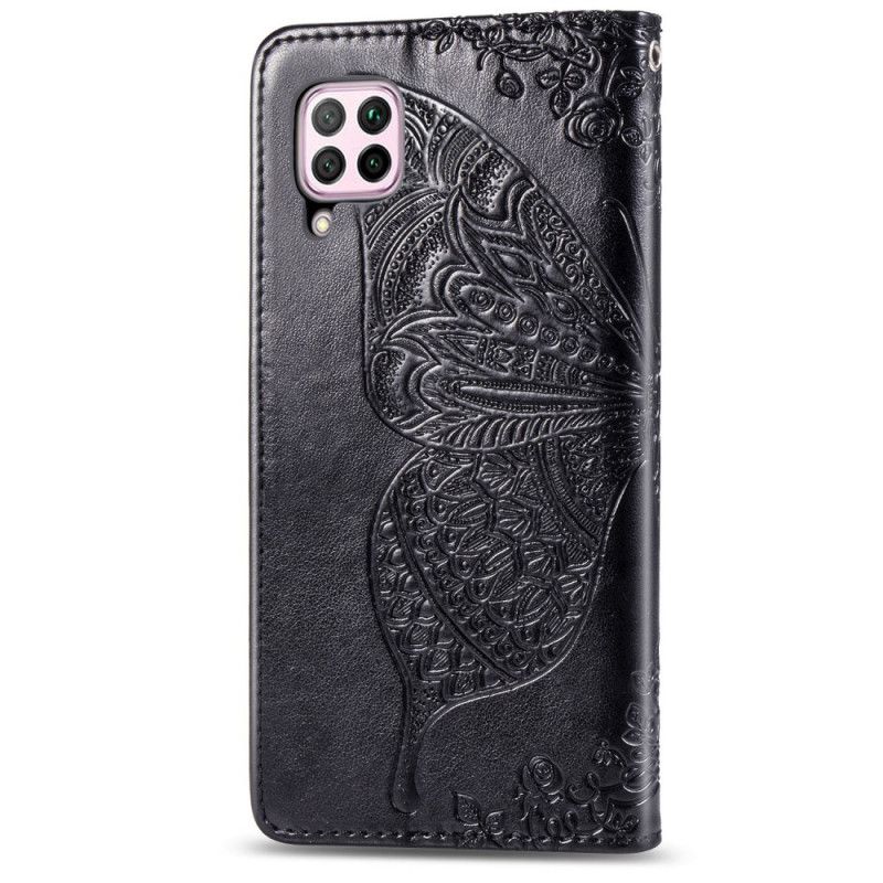 Housse Huawei P40 Lite Demi Papillons