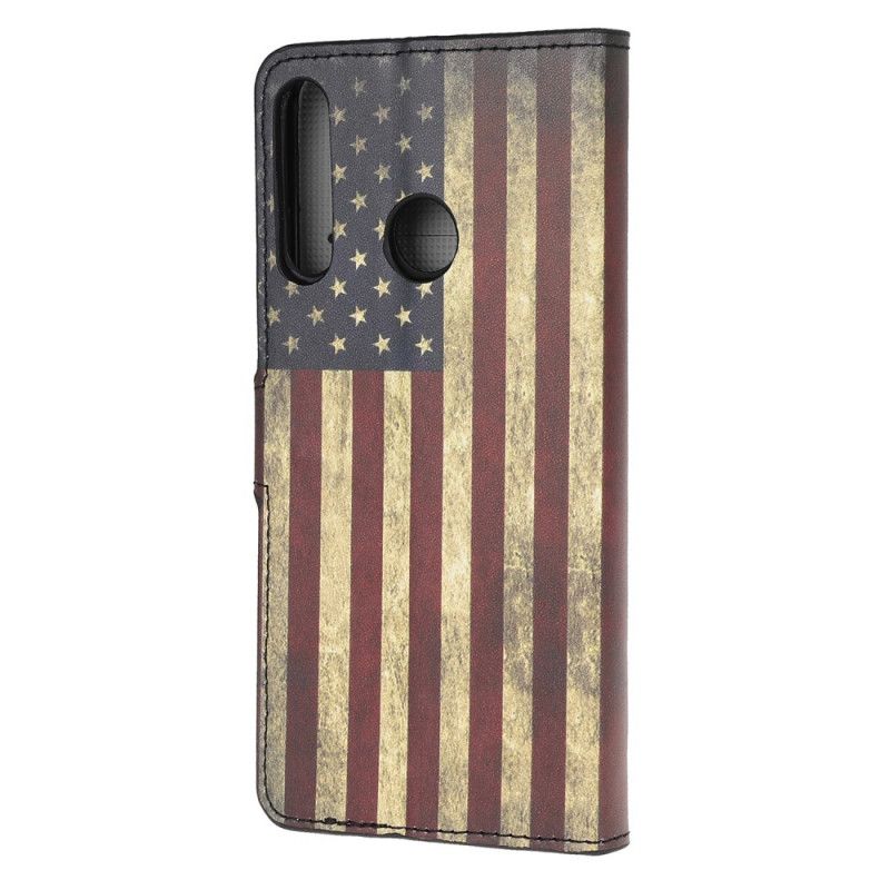 Housse Huawei P40 Lite E / Y7p Drapeau Américain