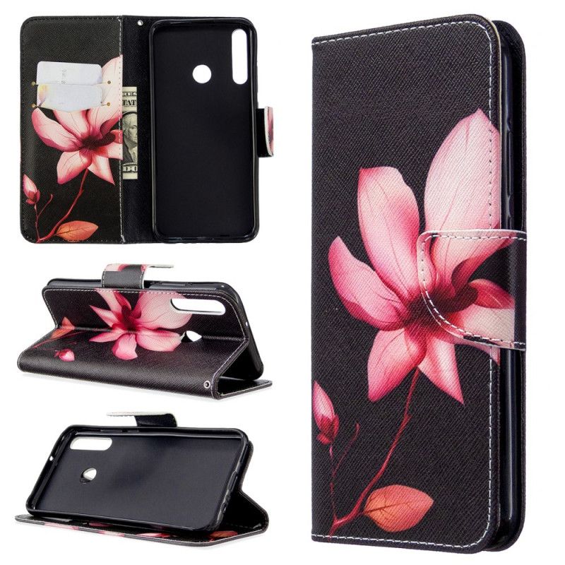 Housse Huawei P40 Lite E / Y7p Fleur Rose