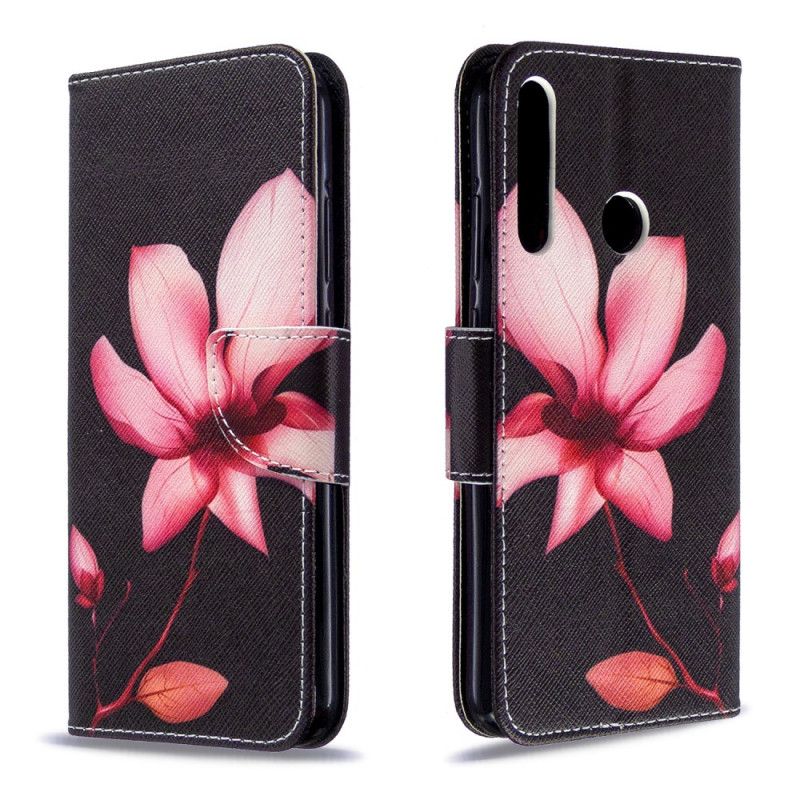 Housse Huawei P40 Lite E / Y7p Fleur Rose