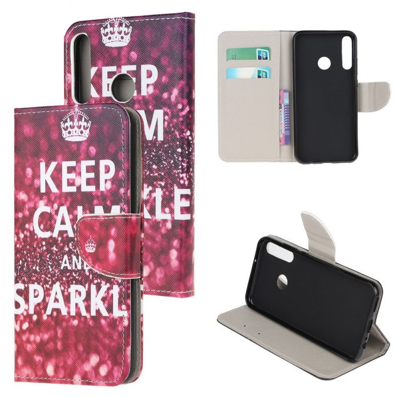 Housse Huawei P40 Lite E / Y7p Keep Calm And Sparkle