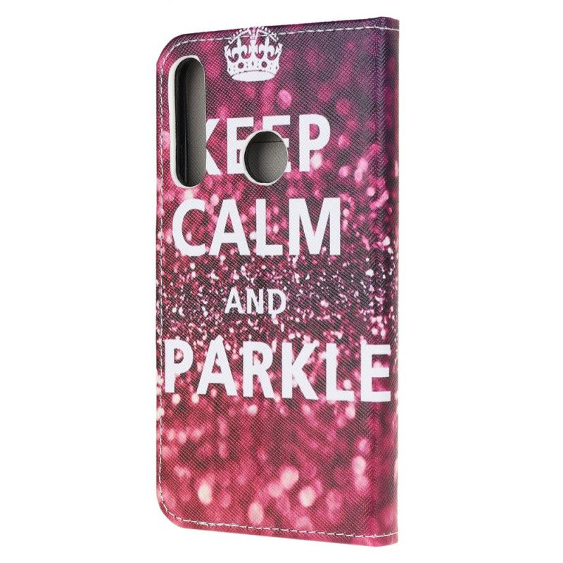 Housse Huawei P40 Lite E / Y7p Keep Calm And Sparkle