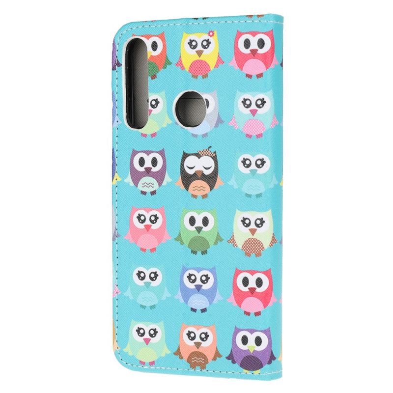 Housse Huawei P40 Lite E / Y7p Multiples Hiboux